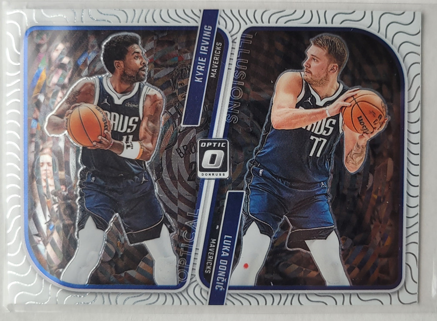 Kyrie Irving / Luka Doncic - 2023-24 Donruss Optic Optical Illusions #4