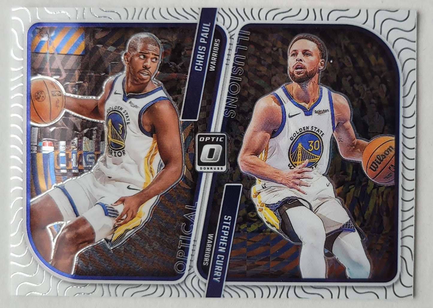Chris Paul / Stephen Curry - 2023-24 Donruss Optic Optical Illusions #5