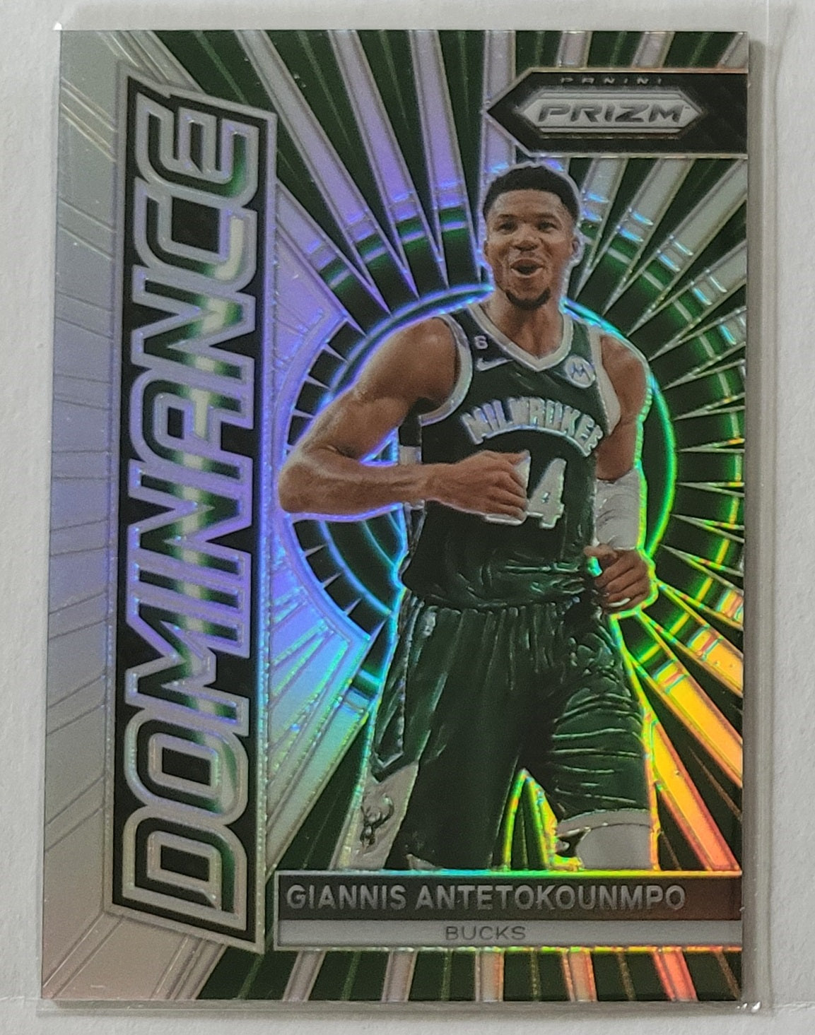 Giannis Antetokounmpo - 2023-24 Panini Prizm Dominance Prizms Silver #7