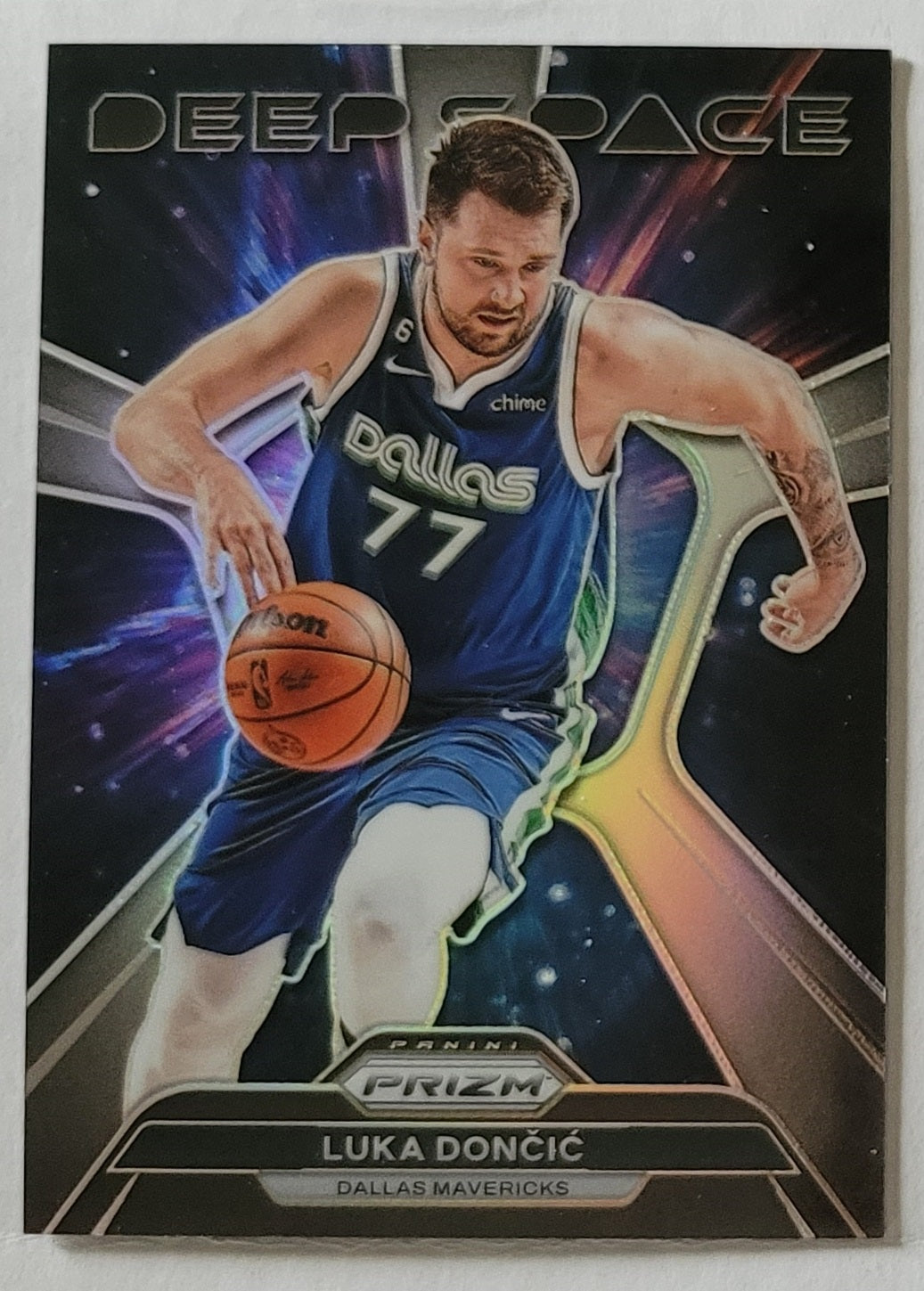 Luka Doncic - 2023-24 Panini Prizm Deep Space Prizms Silver #6