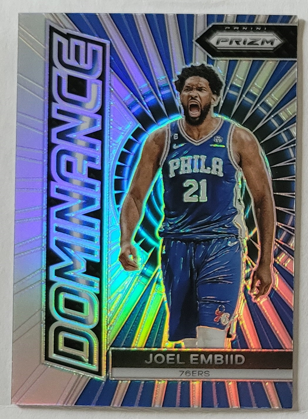 Joel Embiid - 2023-24 Panini Prizm Dominance Prizms Silver #20
