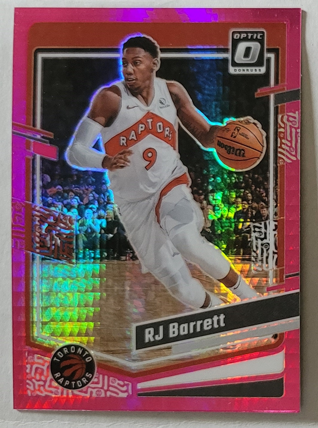 RJ Barrett - 2023-24 Donruss Optic Hyper Pink #1