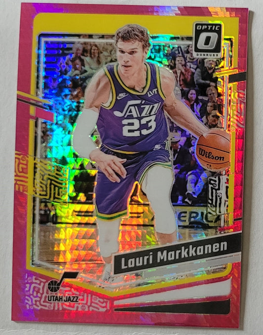 Lauri Markkanen - 2023-24 Donruss Optic Hyper Pink #128