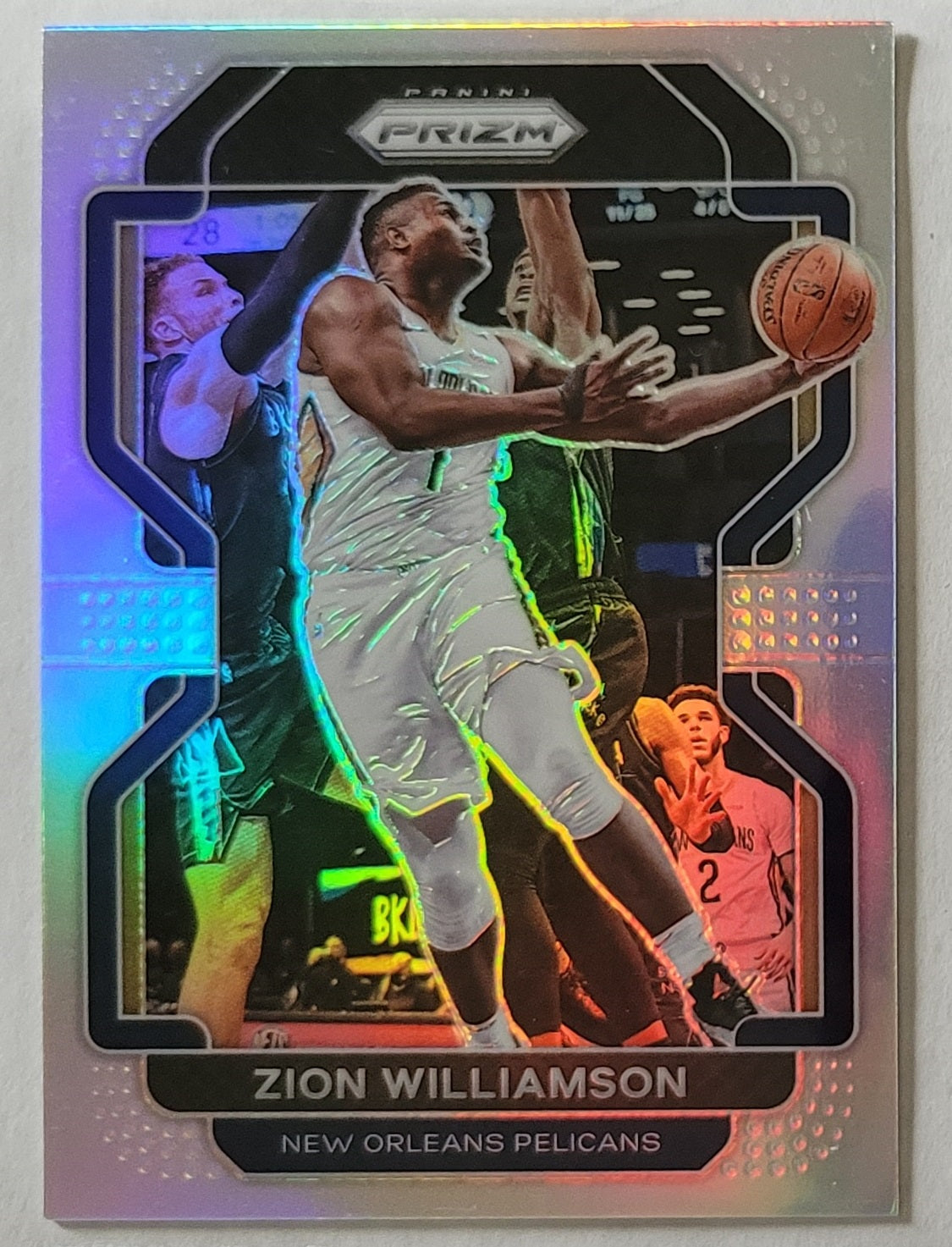 Zion Williamson - 2021-22 Panini Prizm Prizms Silver #108