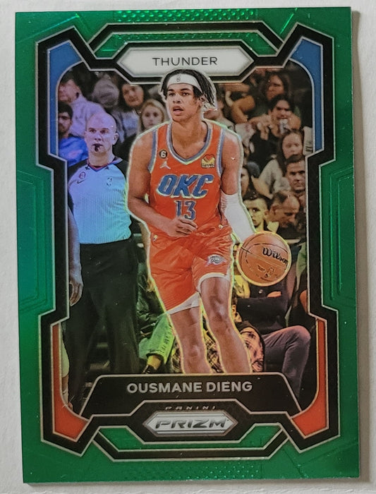 Ousmane Dieng - 2023-24 Panini Prizm Prizms Green #217