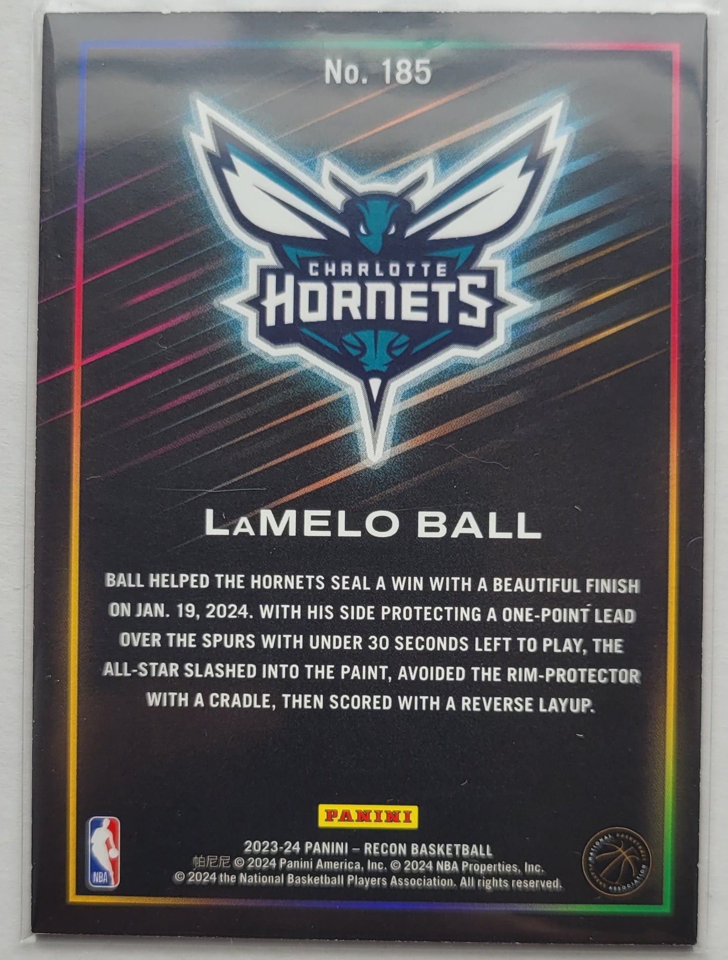 LaMelo Ball - 2023-24 Panini Recon #185