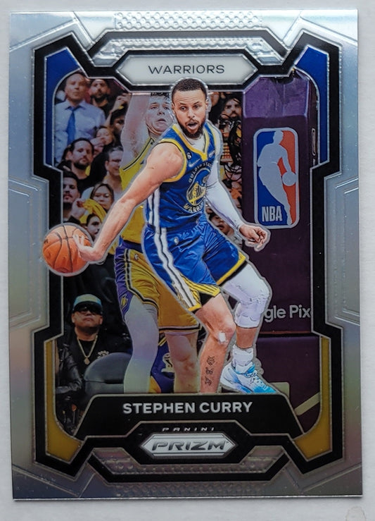 Stephen Curry - 2023-24 Panini Prizm Prizms Silver #119