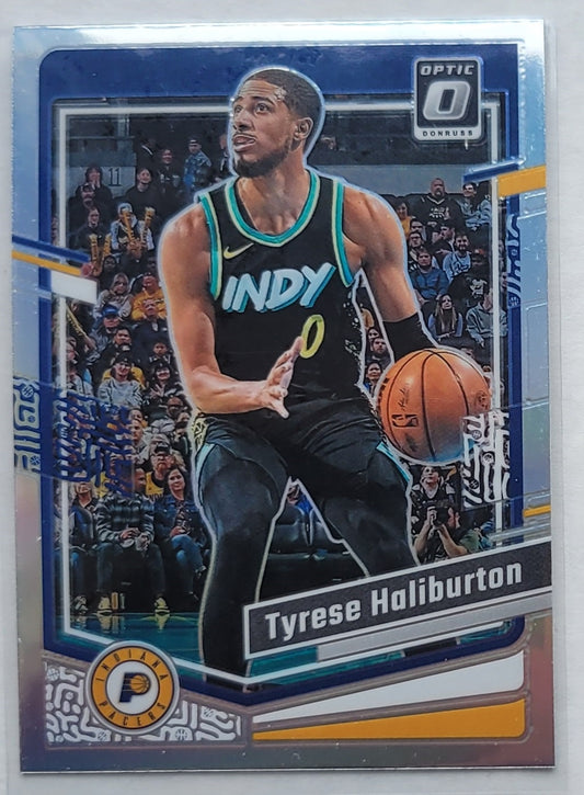 Tyrese Haliburton - 2023-24 Donruss Optic Holo #27