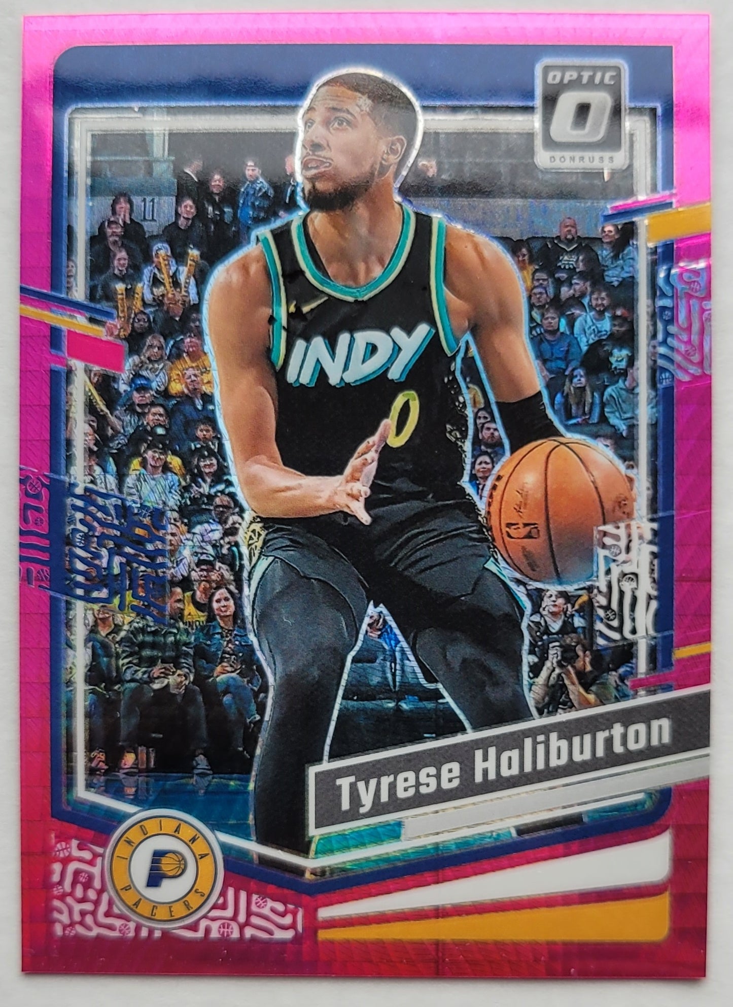 Tyrese Haliburton - 2023-24 Donruss Optic Hyper Pink #27