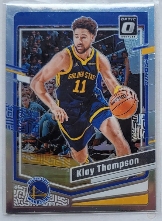 Klay Thompson - 2023-24 Donruss Optic Holo #189