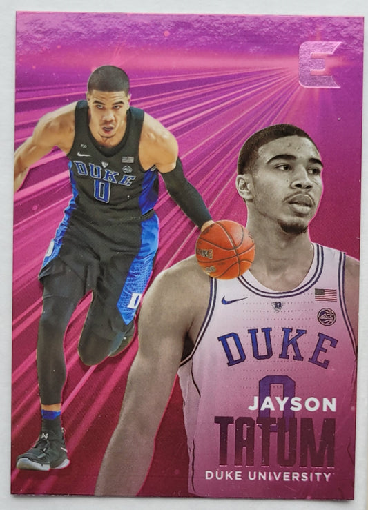 Jayson Tatum - 2022-23 Panini Chronicles Draft Picks Essentials Pink #24