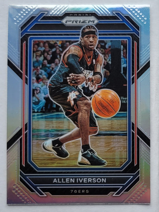 Allen Iverson - 2022-23 Panini Prizm Prizms Silver #281