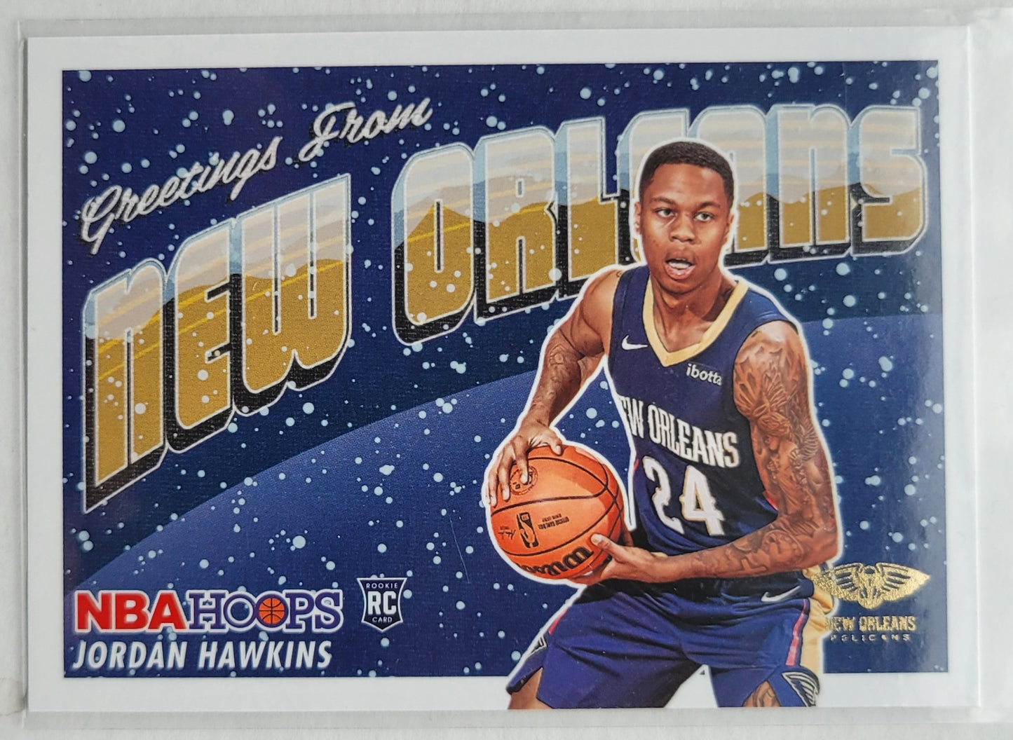 Jordan Hawkins - 2023-24 Hoops Rookie Greetings Winter #4