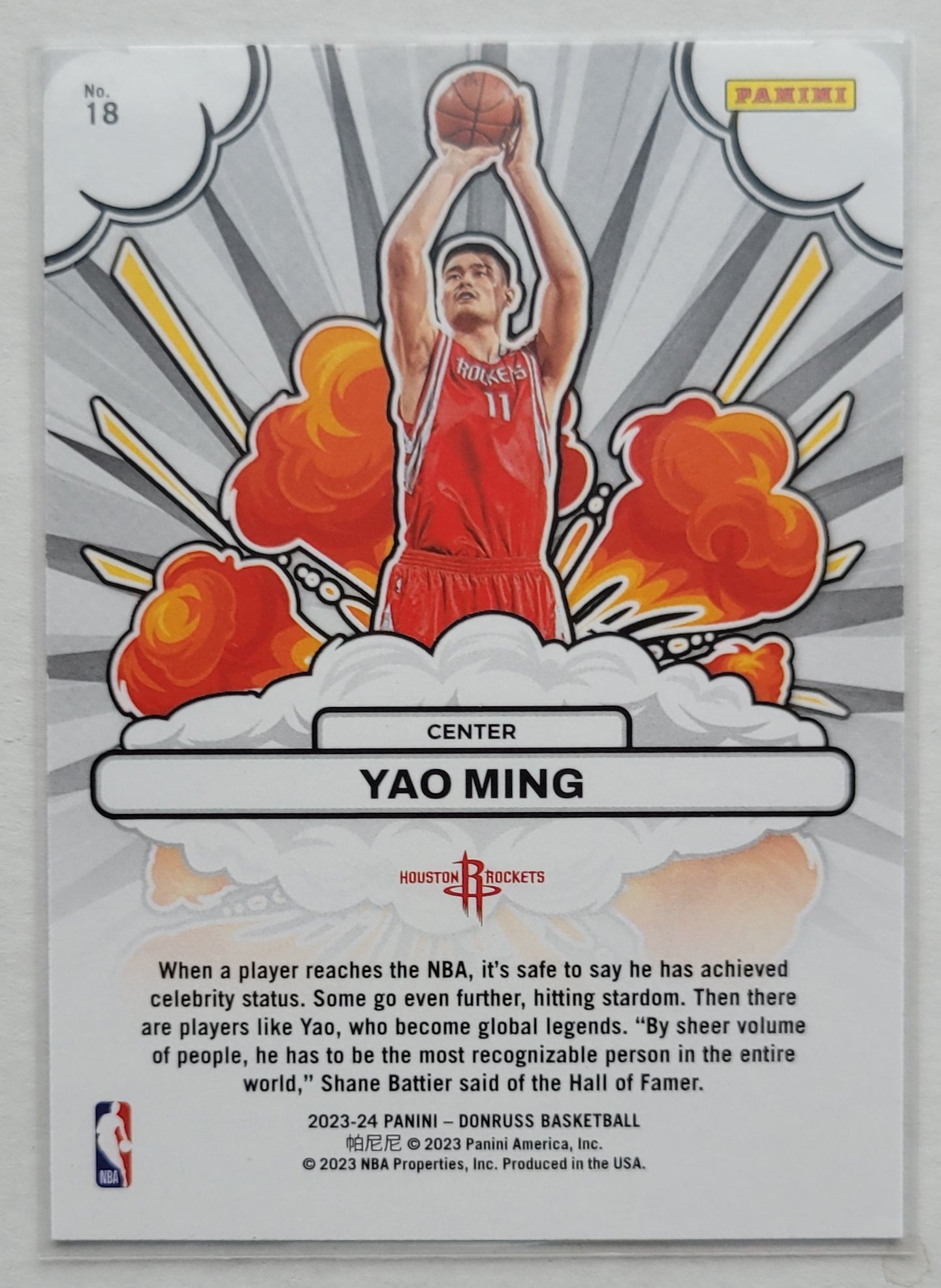 Yao Ming - 2023-24 Donruss Bomb Squad #18