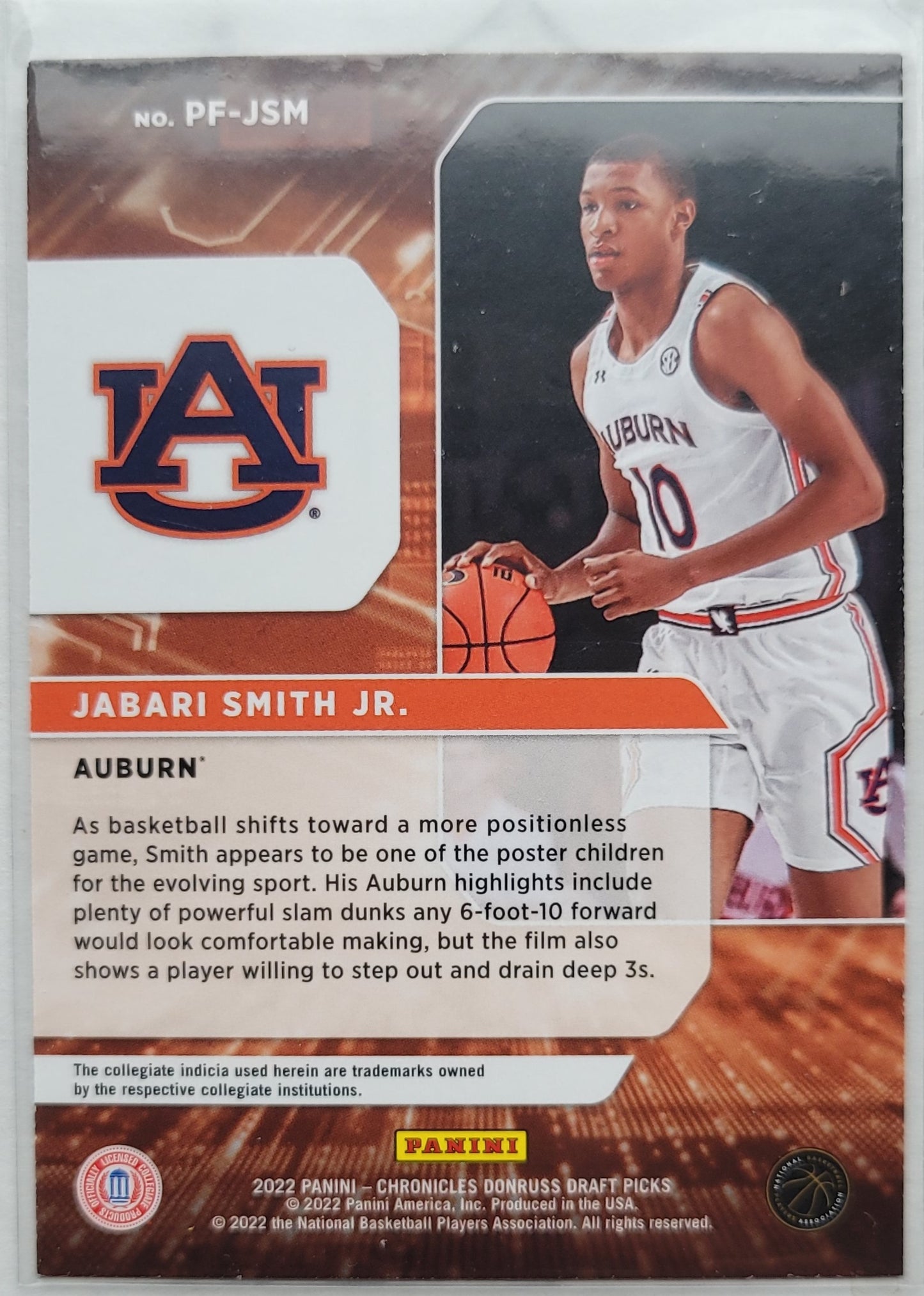 Jabari Smith Jr. - 2022-23 Panini Chronicles Draft Picks Power Formulas Pink #9