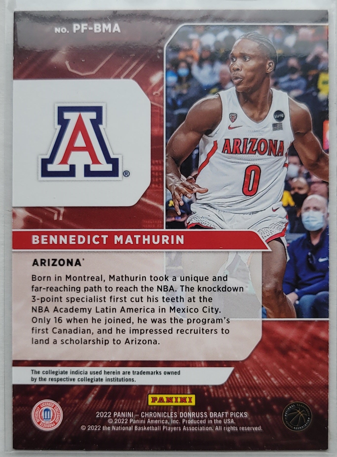 Bennedict Mathurin - 2022-23 Panini Chronicles Draft Picks Power Formulas #3