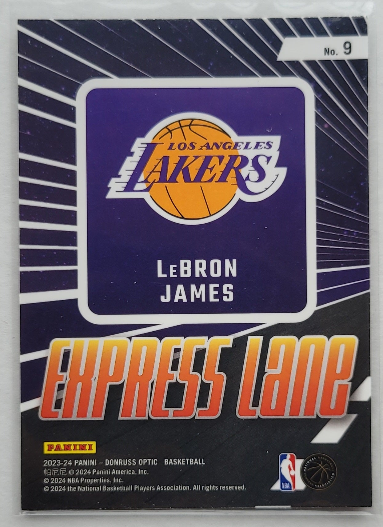 LeBron James - 2023-24 Donruss Optic Express Lane #9