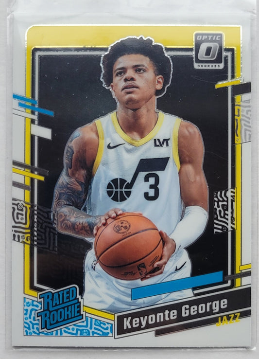 Keyonte George - 2023-24 Donruss Optic #223 RR RC