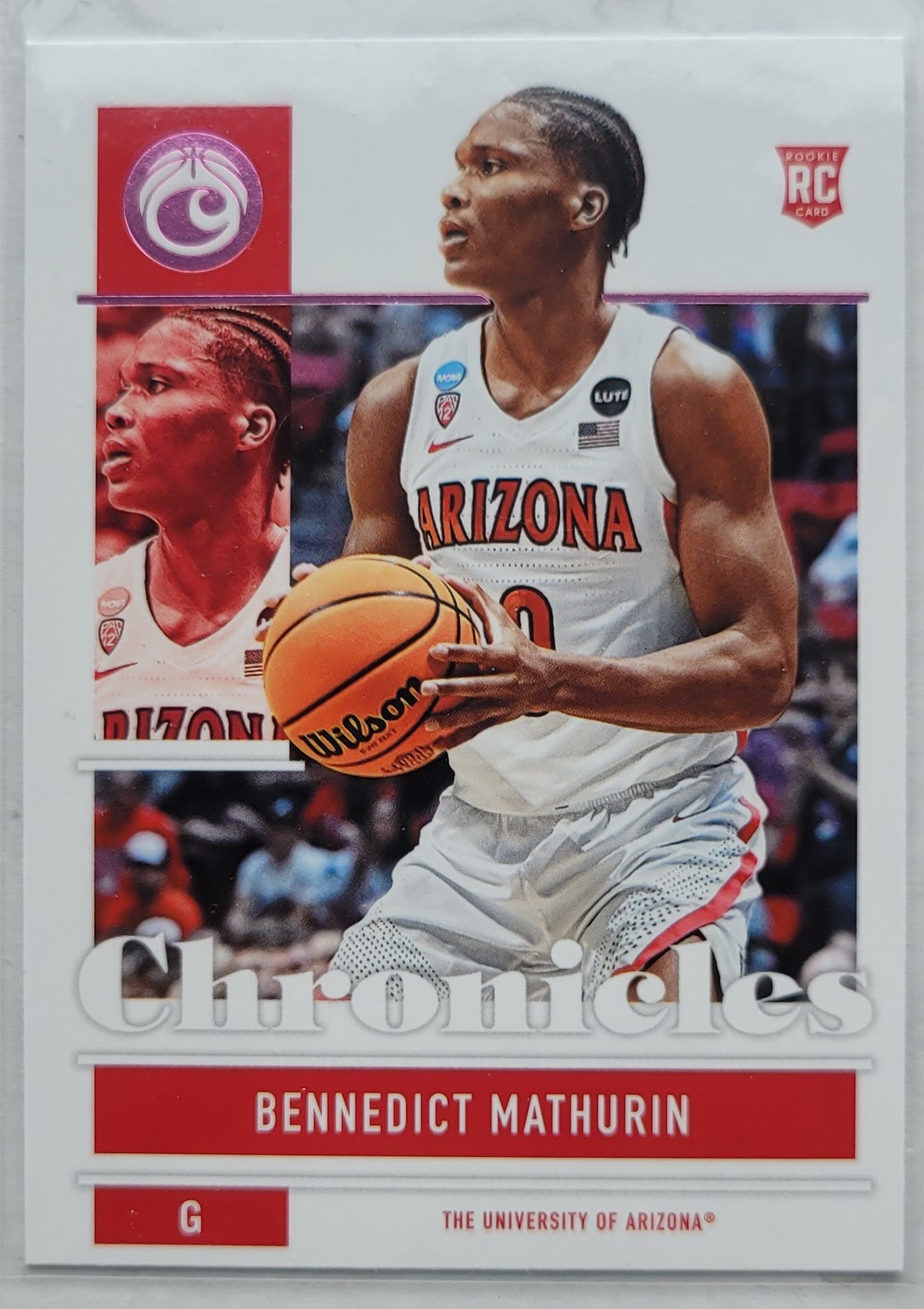 Bennedict Mathurin - 2022-23 Panini Chronicles Draft Picks Pink #3 RC