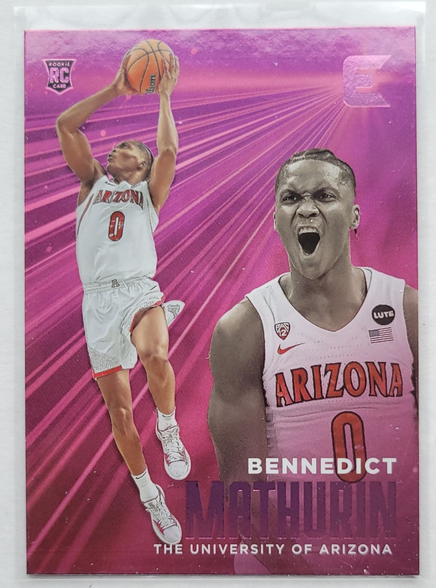 Bennedict Mathurin - 2022-23 Panini Chronicles Draft Picks Essentials Pink #3 RC