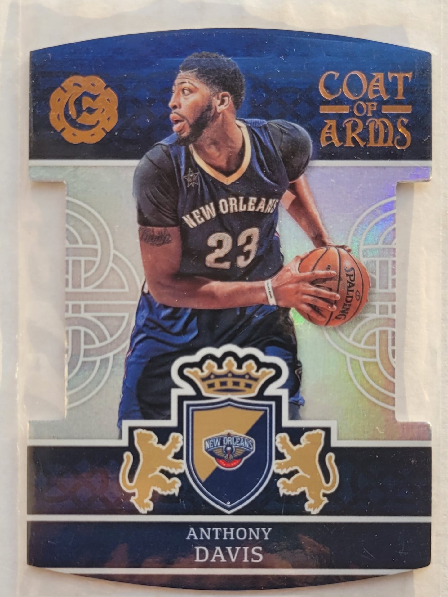 Anthony Davis - 2016-17 Panini Excalibur Coat of Arms #36