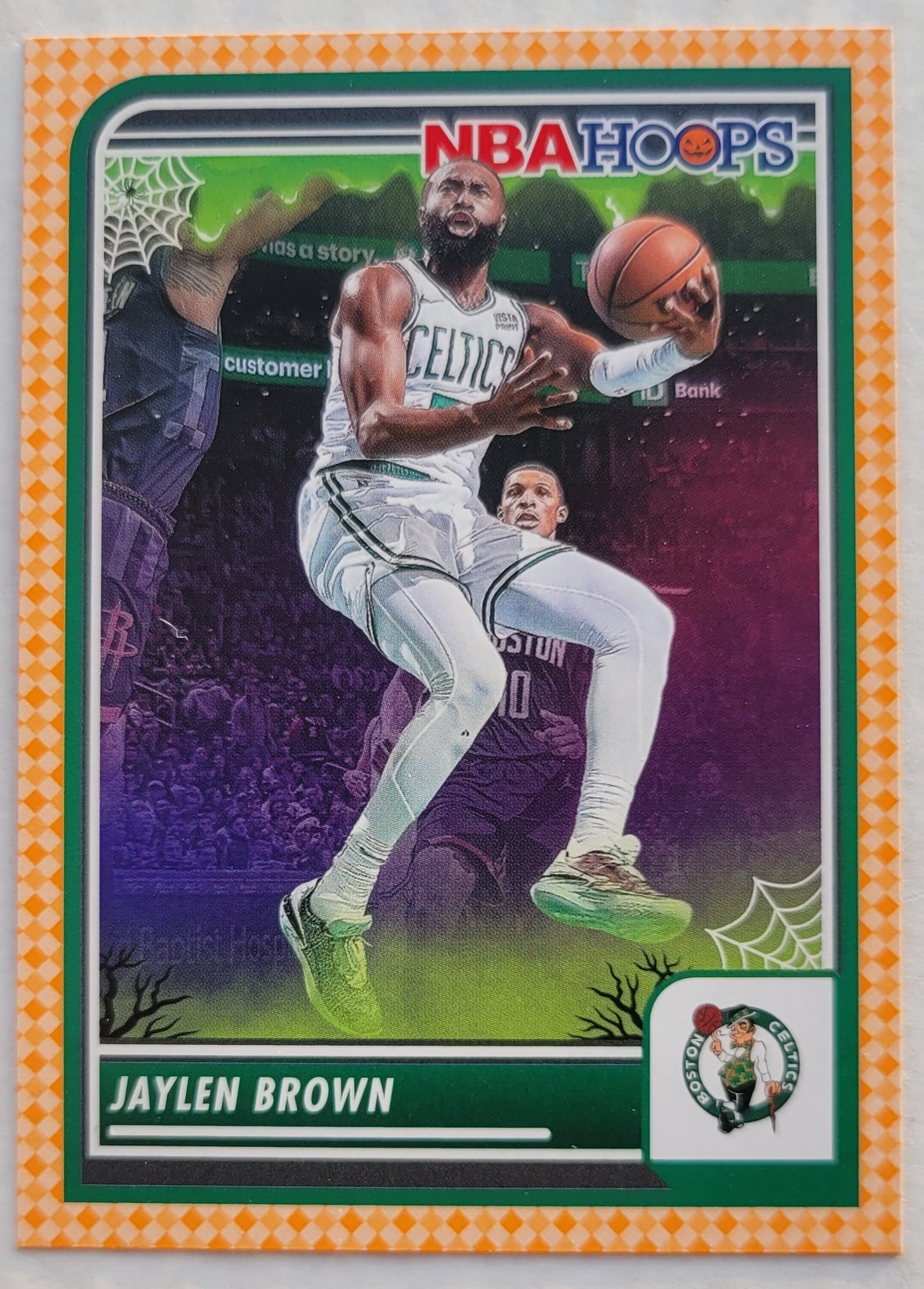 Jaylen Brown - 2023-24 Hoops Haunted Hoops Orange #81