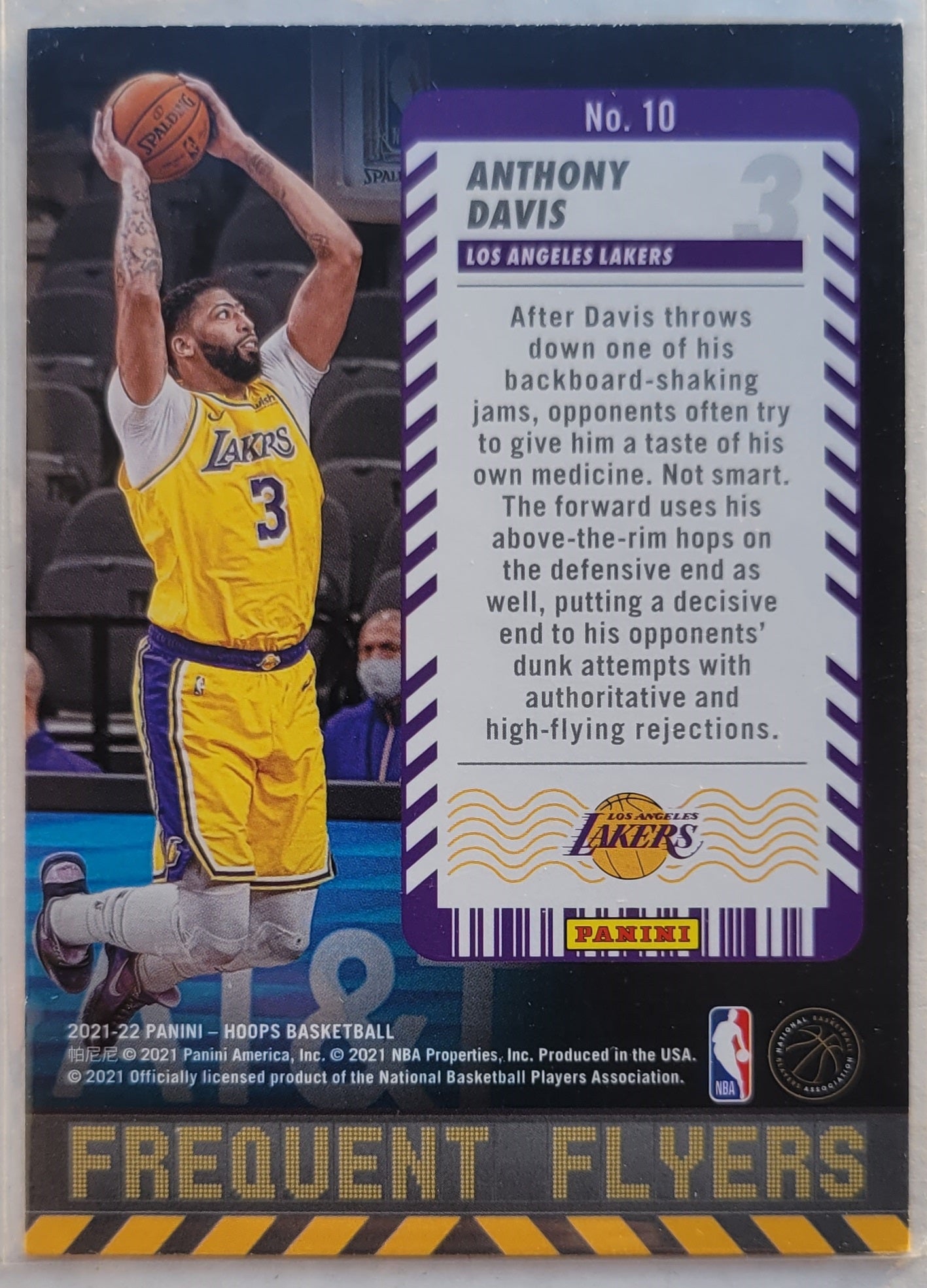 Anthony Davis - 2021-22 Hoops Frequent Flyers #10