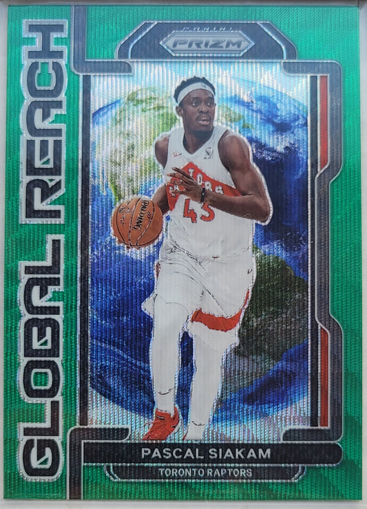 Pascal Siakam - 2021-22 Panini Prizm Global Reach Prizms Green #7