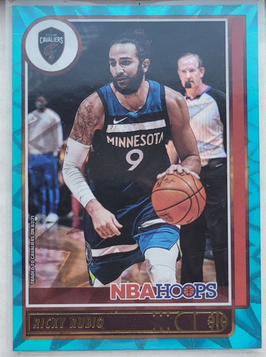 Ricky Rubio - 2021-22 Hoops Teal Explosion #171