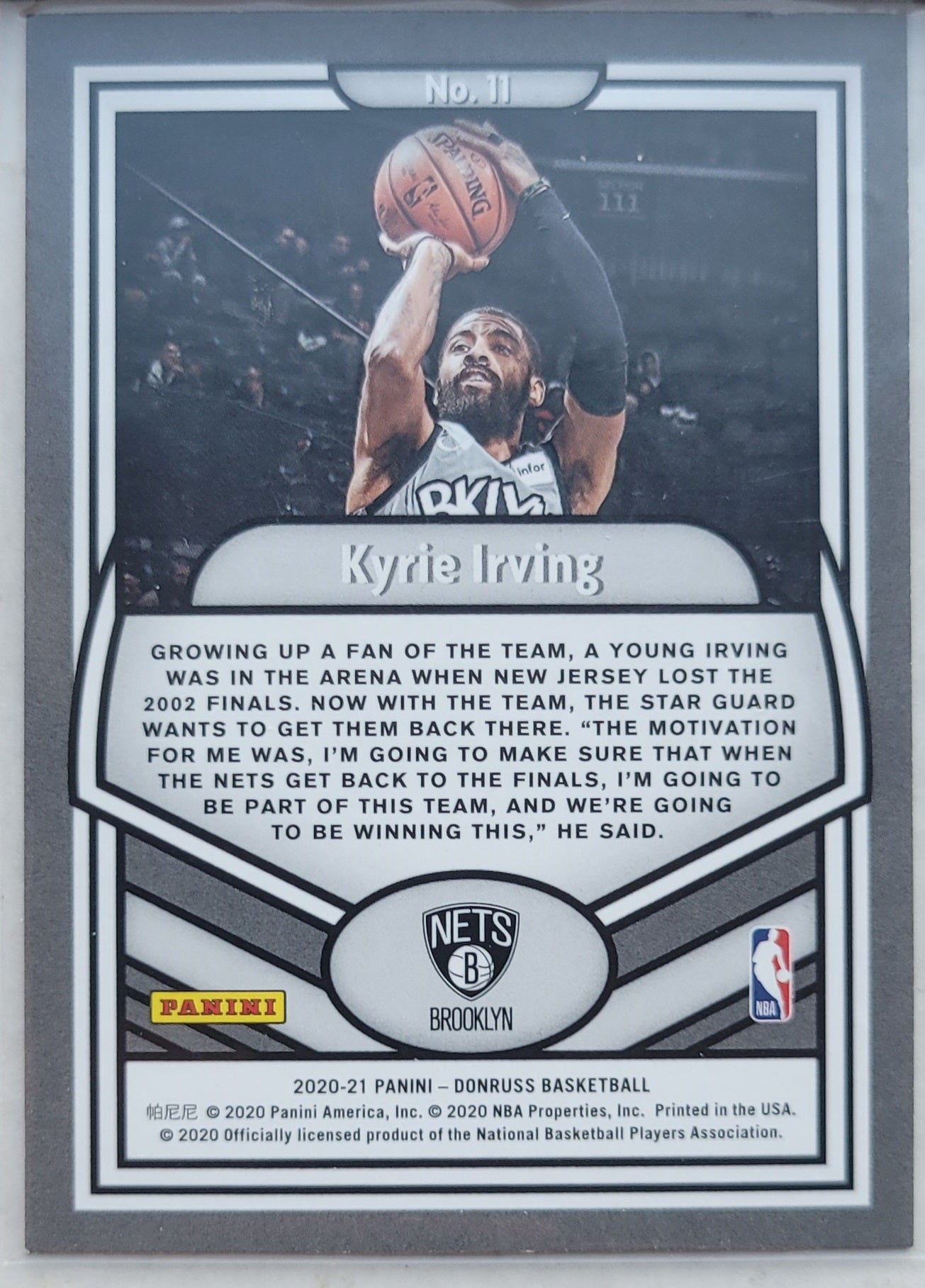 Kyrie Irving - 2020-21 Donruss Complete Players #11