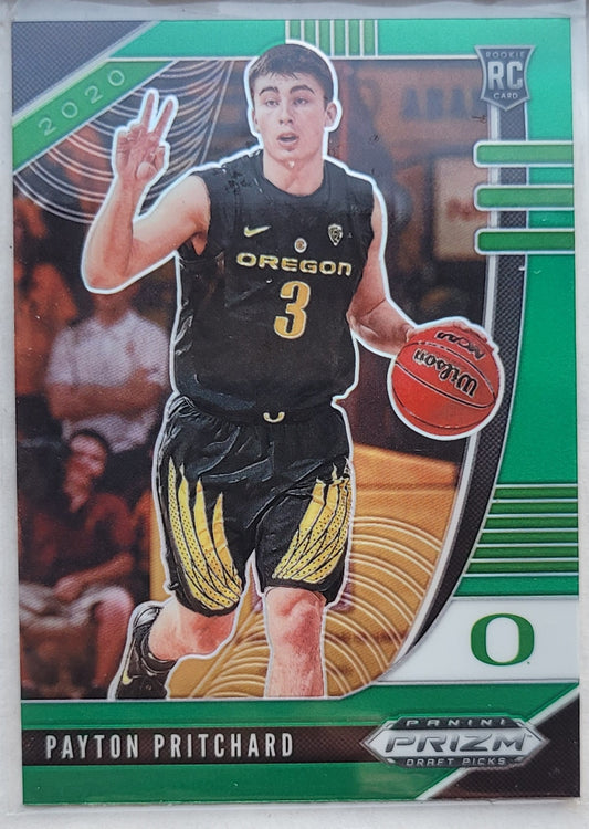 Payton Pritchard - 2020-21 Panini Prizm Draft Picks Prizms Green #36 RC