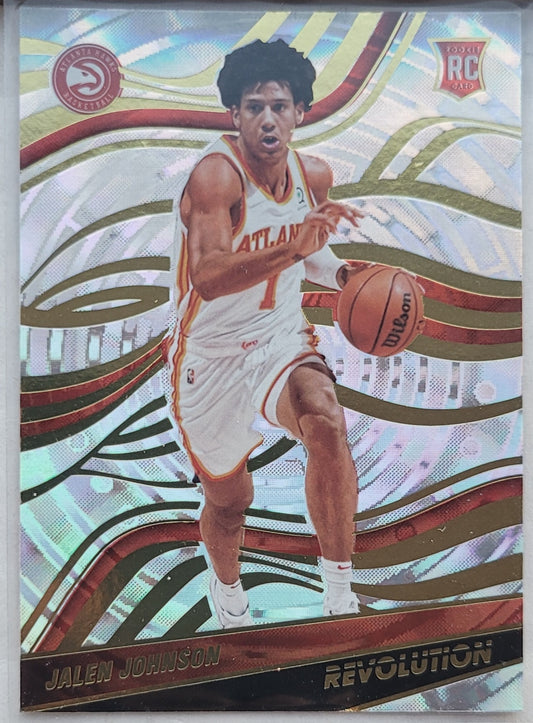 Jalen Johnson - 2021-22 Panini Revolution Fractal #103 RC