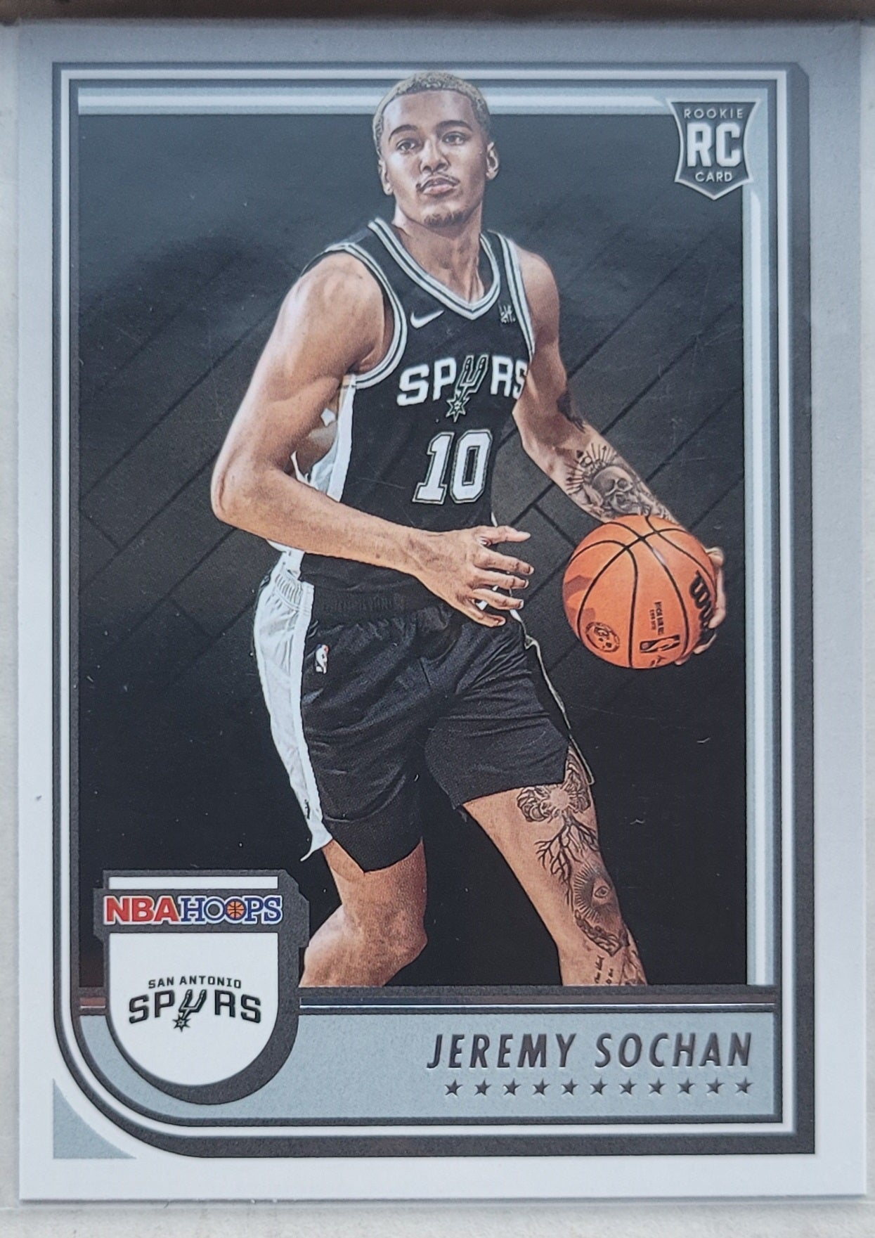 Jeremy Sochan - 2022-23 Hoops #239 RC