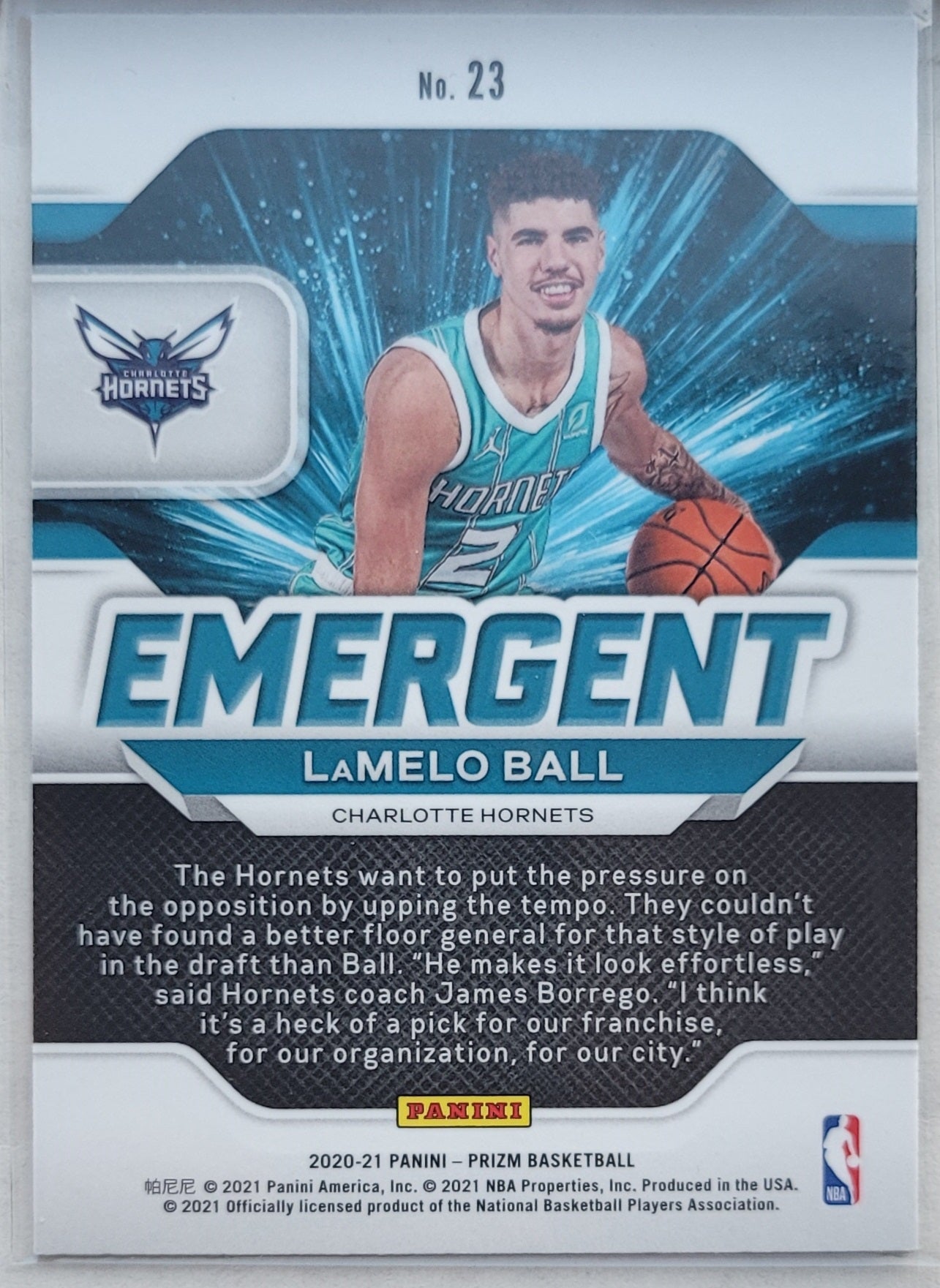 LaMelo Ball - 2020-21 Panini Prizm Emergent #23