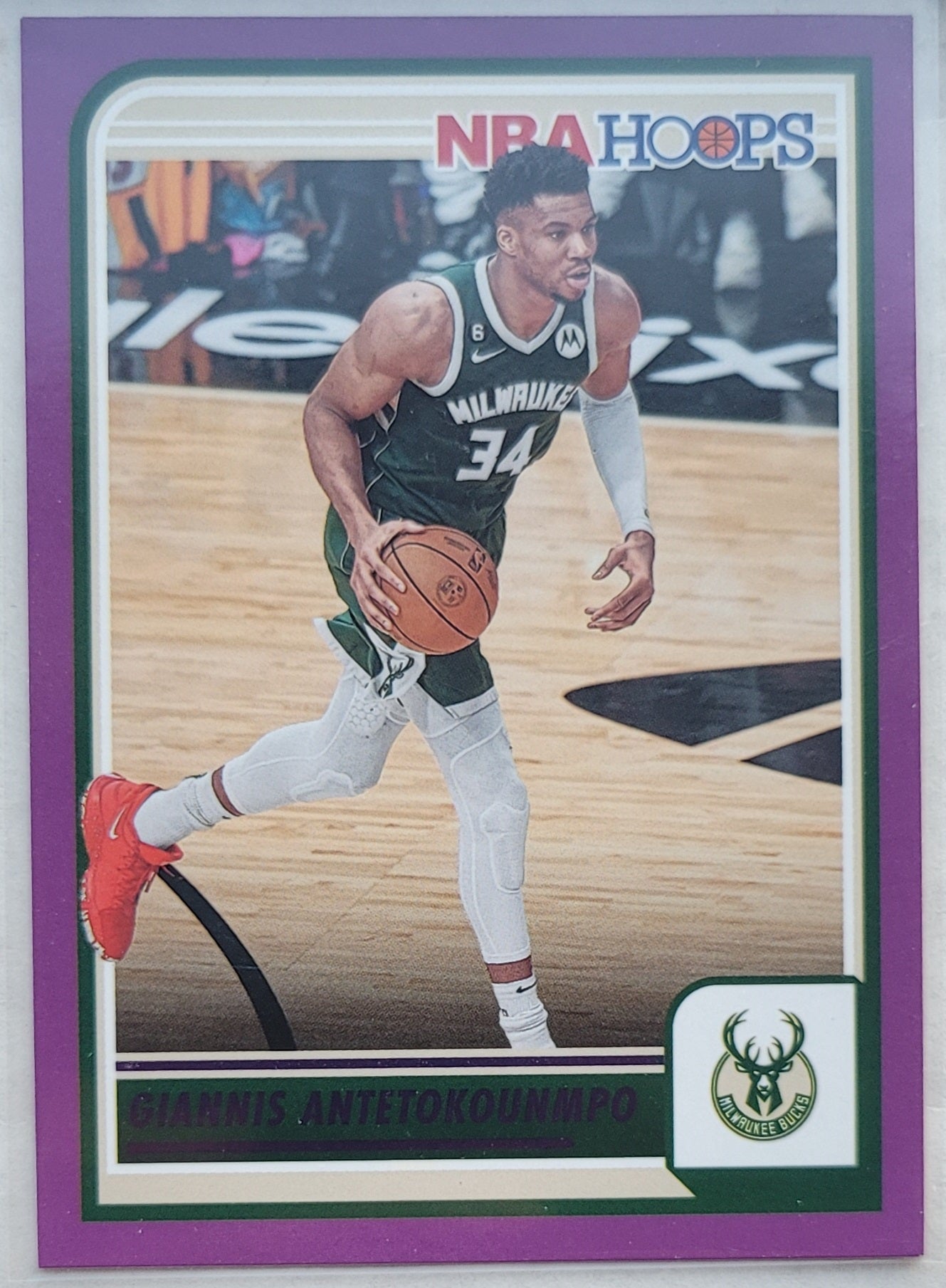 Giannis Antetokounmpo - 2023-24 Hoops Purple #147