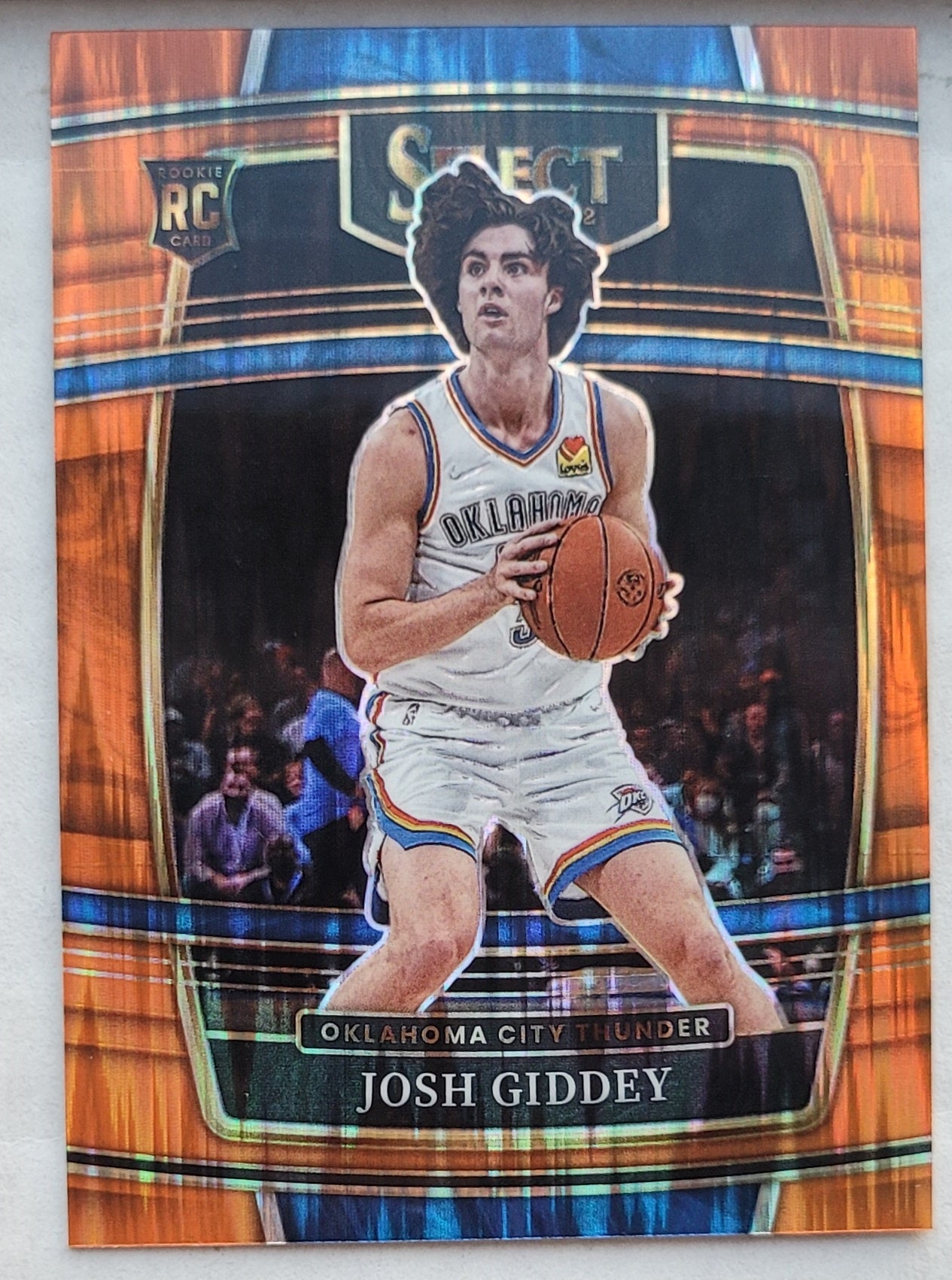 Josh Giddey - 2021-22 Select Prizms Orange Flash #58 RC