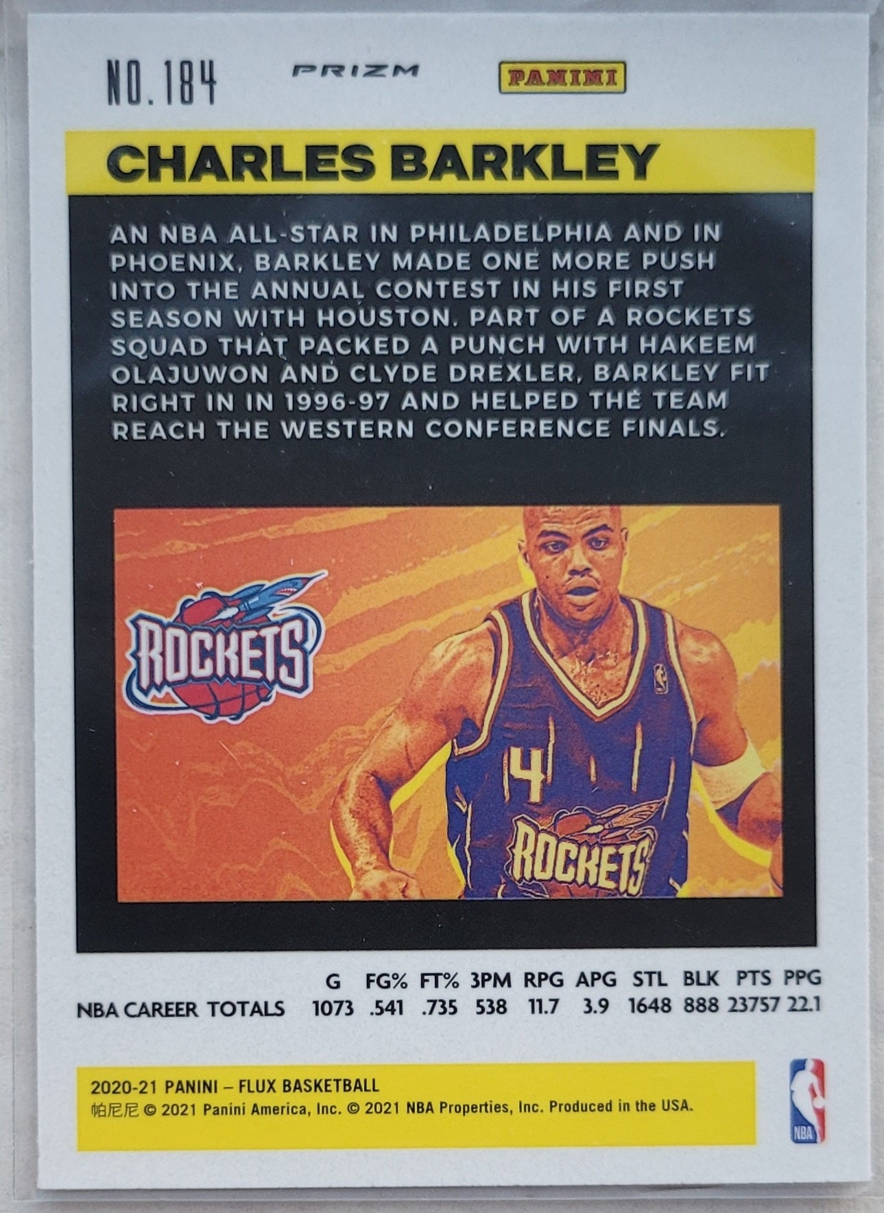 Charles Barkley - 2020-21 Panini Flux Factory Pulsar #184