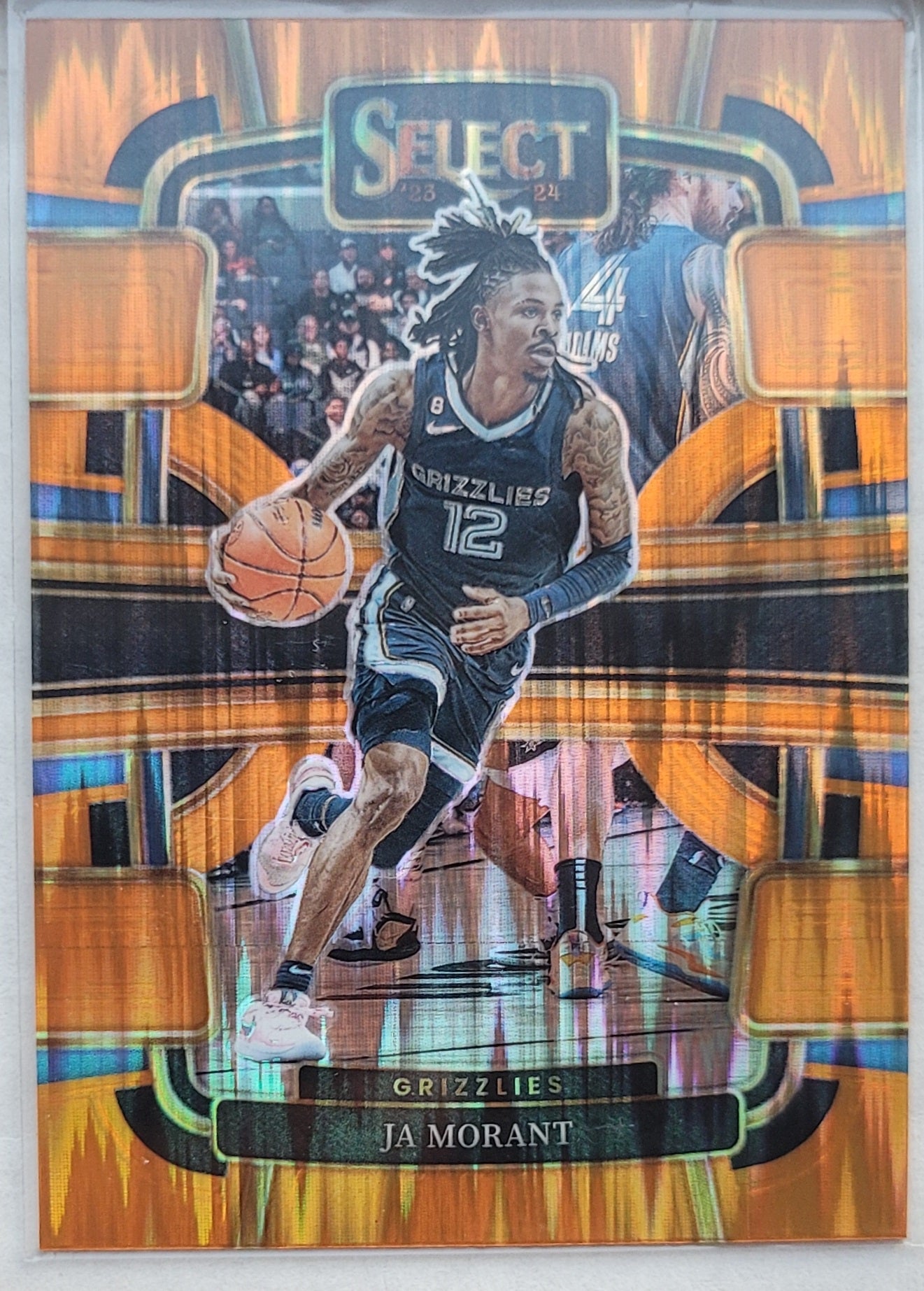 Ja Morant - 2023-24 Select Prizms Orange Flash #65