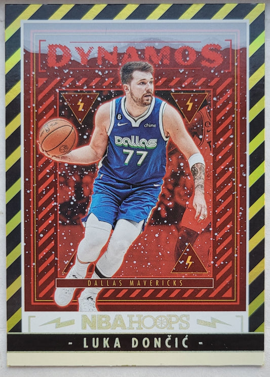 Luka Doncic - 2023-24 Hoops Dynamos Winter Holo #5