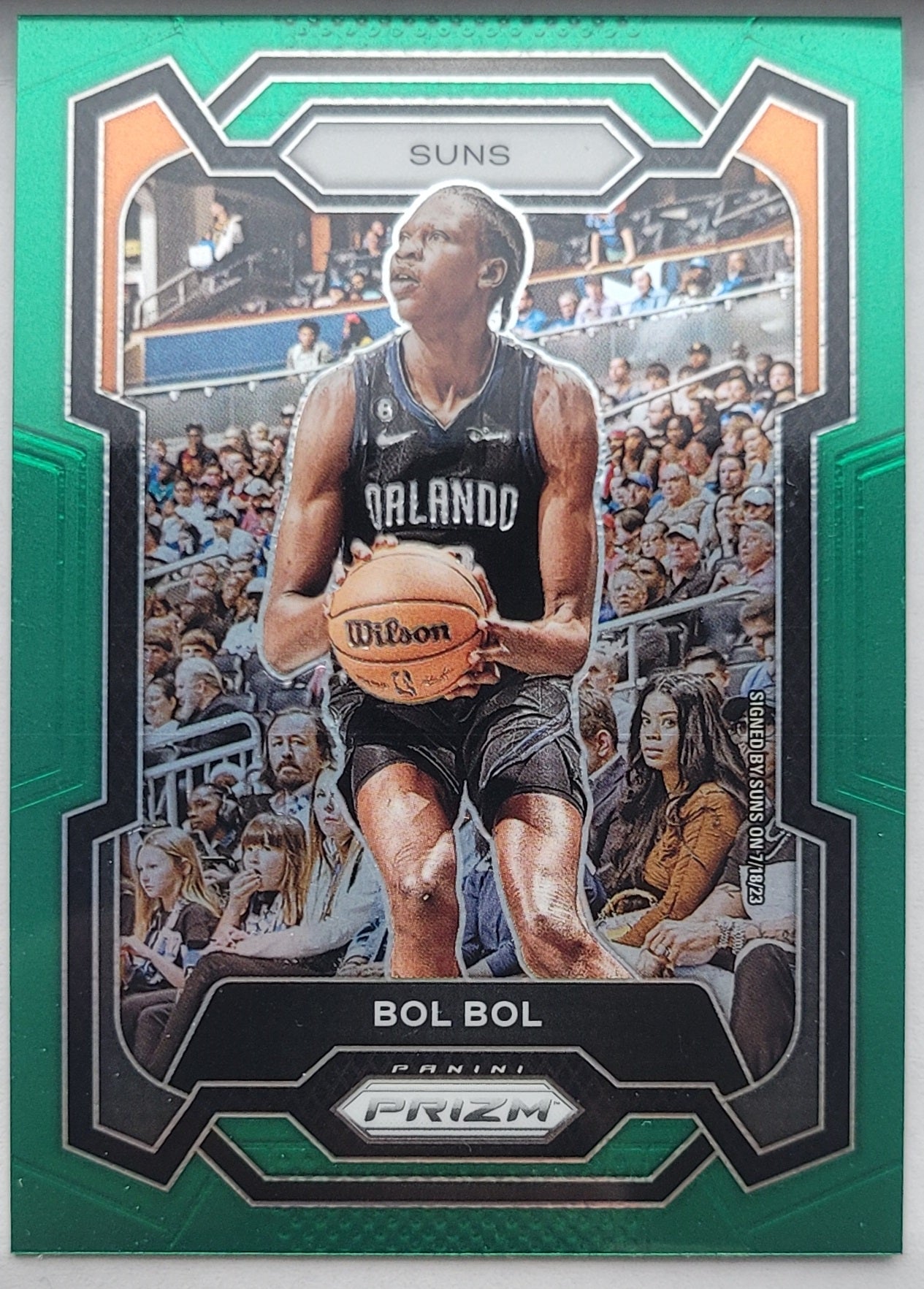 Bol Bol - 2023-24 Panini Prizm Prizms Green #255