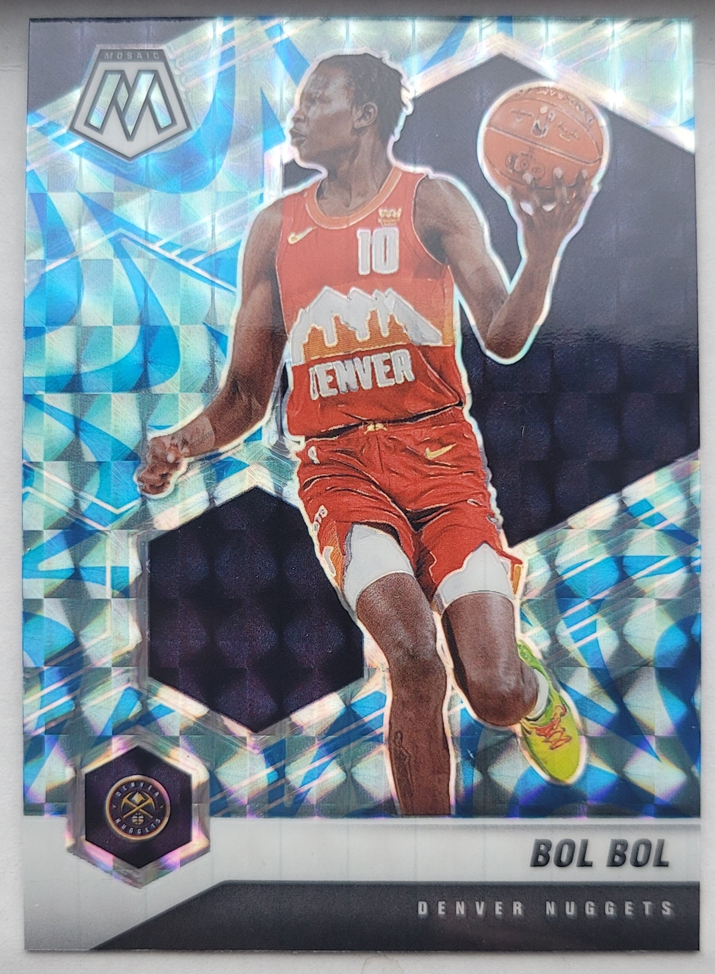 Bol Bol - 2020-21 Panini Mosaic Mosaic Reactive Blue #169