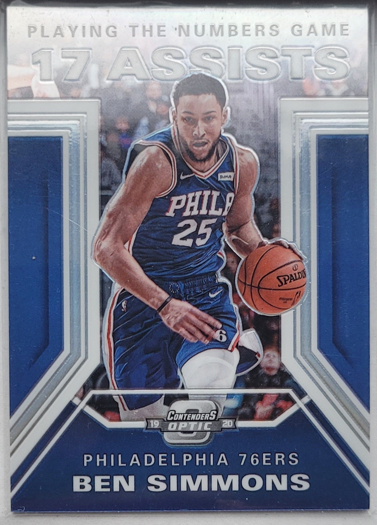 Ben Simmons - 2019-20 Panini Contenders Optic Playing the Numbers Game #25