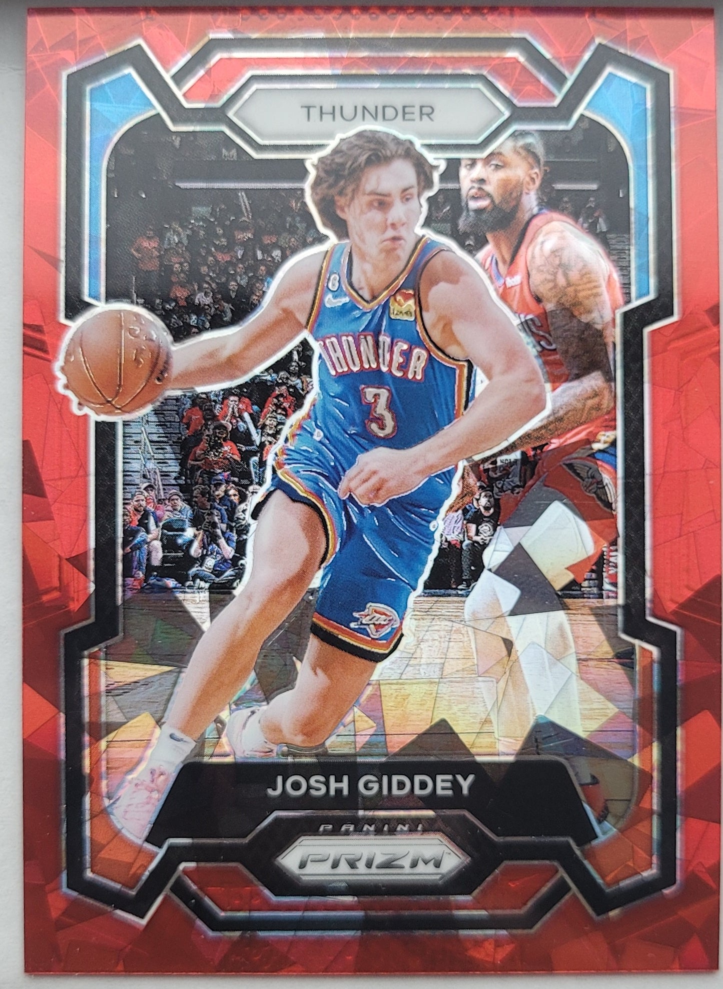 Josh Giddey - 2023-24 Panini Prizm Prizms Red Ice #50