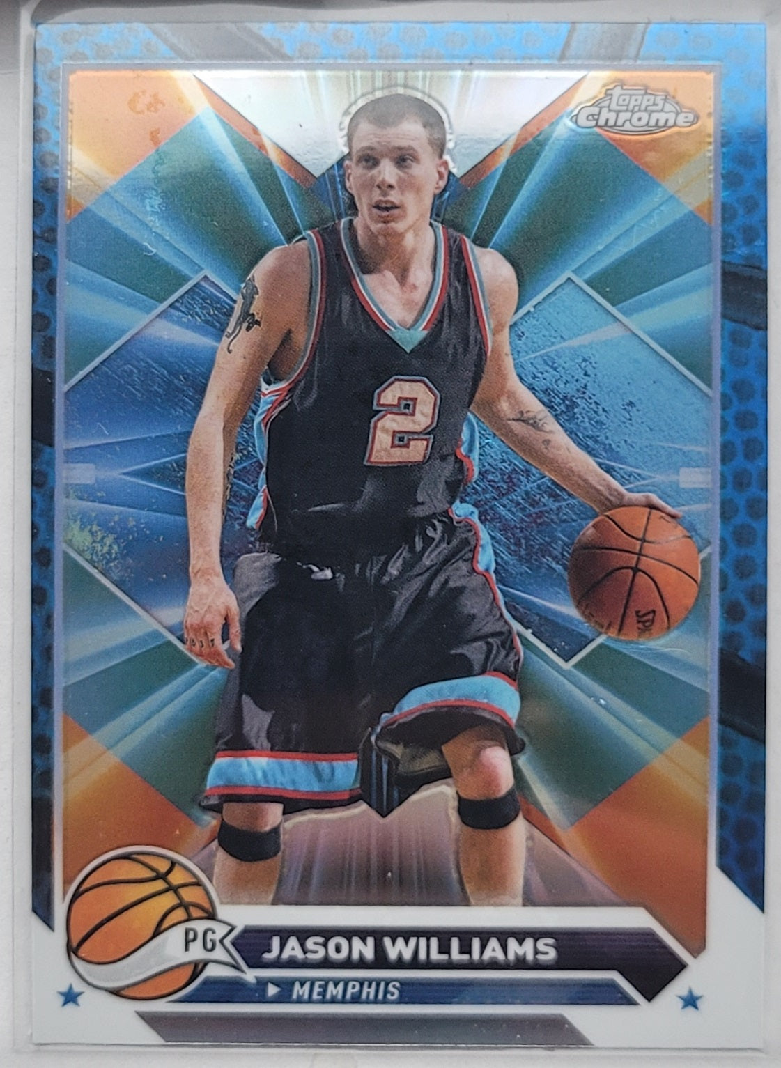 Jason Williams - 2023-24 Topps Chrome Blue Basketball Refractors #89