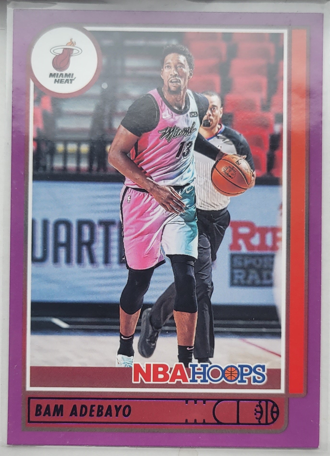 Bam Adebayo - 2021-22 Hoops Purple #20