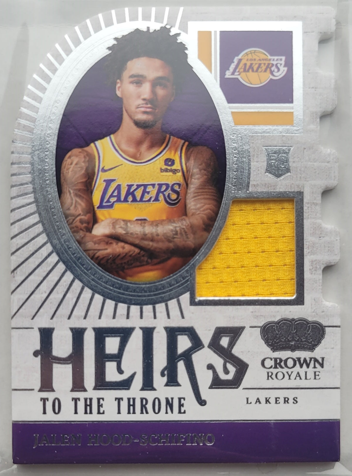 Jalen Hood-Schifino - 2023-24 Crown Royale Heirs to the Throne Jerseys #HT-JHS