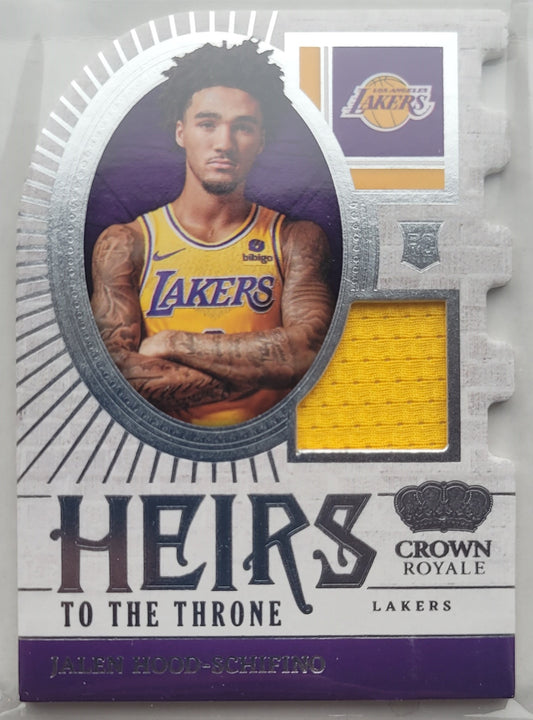 Jalen Hood-Schifino - 2023-24 Crown Royale Heirs to the Throne Jerseys #HT-JHS