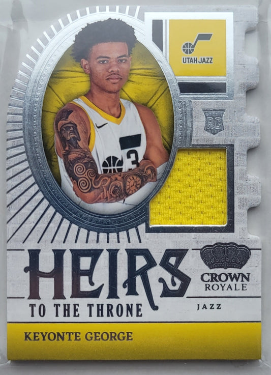 Keyonte George - 2023-24 Crown Royale Heirs to the Throne Jerseys #HT-KEY