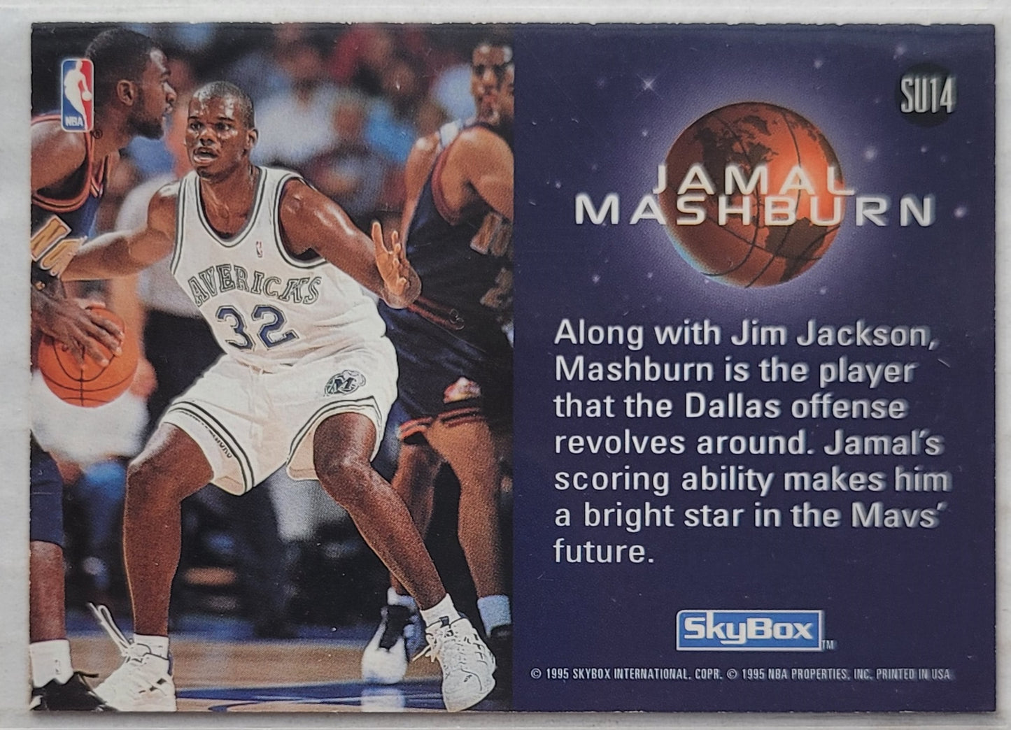 Jamal Mashburn - 1994-95 SkyBox Premium Slammin' Universe #SU14