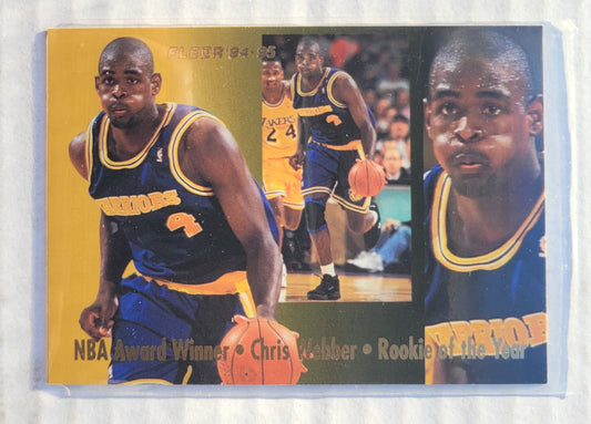 Chris Webber - 1994-95 Fleer Award Winners #4